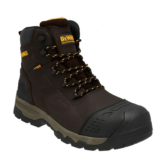NWT DEWALT MANVEL MEN'S WATERPROOF, COMPOSITE SAFETY TOE WORK BOOT, Size 10
